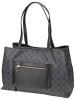 Guess Shopper Wilder Tri Compartment Tote in Charcoal