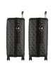 Guess Berta 4 Rollen Trolley 77 cm mit Dehnfalte in coal logo
