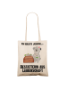 Mr. & Mrs. Panda Shopper Bestatterin Leidenschaft mit Spruch in Creme