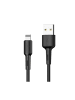 COFI 1453 Lade- und Datenkabel USB zu iOS Geräte 30cm 2.4A Output in Schwarz