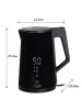 Adler Europe Adler AD 1345 STRIX-Wasserkocher 1,7 L, 2200W, LED-Touch - Schwarz in Schwarz