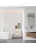 relaxdays Handtuchleiter in Weiß - (B)55,5 x (H)160,5 x (T)10 cm