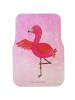 Mr. & Mrs. Panda Fahrer Autofußmatte Flamingo Yoga ohne Spruch in Aquarell Pink