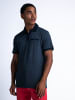 Petrol Industries Poloshirt mit All-over Muster Beachcomber in Blau