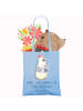 Mr. & Mrs. Panda Tote Bag Liebe Hebamme mit Spruch in Sky Blue