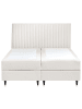 Beliani Doppelbett DAME in Weiß - (W) 162 x (H) 124 x (L) 207 cm