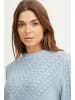 PULZ Jeans Strickpullover PZAMY - 50207167  Strickpullover mit Strukturmuster in Blau