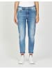 GANG JEANS 94AMELIE CROPPED - relaxed fit in Azure Blue Destroy