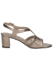 Caprice Sandalette in BROWN METALLIC