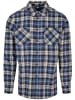 Urban Classics Urban Classics Hemden in darkblue/white