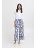 b. young Casual Hose BYMMJOELLA Loose fit in Blue Paisley