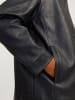 JACK & JONES PLUS Kunstlederjacke in Black