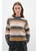 InWear Strickpullover GarpIW Boyfriend fit in Multi Stripes