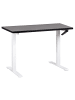 Beliani Höhenverstellbarer Schreibtisch DESTINES in Schwarz/Weiß