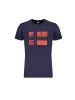 NORWAY 1963 Blau Baumwolle Herren T-Shirt