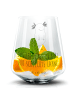 Mr. & Mrs. Panda Glas Axolotl Glücklich mit Spruch in Transparent