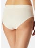 Schiesser Slip Unique Cotton in Off-white / schwarz