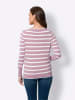 Heine Cardigan in rosé-ecru-gestreift
