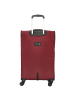 D&N Travel Line 9504 - 4-Rollen-Trolley M 67 cm erw. (dark red) in dark red