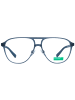 Benetton Unisex Optische Fassungen Flieger Grau