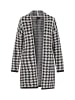 DreiMaster Damen Cardigan in Schwarz Wollweiss