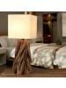 Licht-Erlebnisse Tischlampe (B)20 x (L)20 x (H)53 cm in Beige