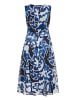 BETTY & CO Kleid in indigo weiß - 0001
