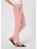 MADELEINE Enge Hose mit Reißverschlusstaschen in puderrosé