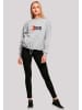 F4NT4STIC Oversize Sweatshirt Geishora Oversize Japan Streetstyle in grau meliert