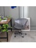 COSTWAY Bürostuhl aus Samt in Grau