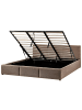 Beliani 2-tlg Doppelbett BOUSSE in Beige