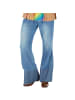 tectake Blumenkind/Friedensfreund, Gr. M, Cooles buntes Elastik-Jersey-T-Shirt
