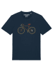 wat? Apparel T-Shirt Fahrrad in Dunkelblau