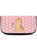 Mr. & Mrs. Panda Kulturtasche Einhorn Katze ohne Spruch in Rot Pastell