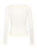 Kaffe Strickpullover KAariela Slim fit in Chalk
