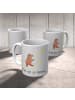 Mr. & Mrs. Panda Tasse Bär Träume mit Spruch in Grau Pastell