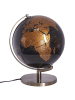 Beliani Globus MAGELLAN in Schwarz/Kupfer - (W) 23 x (H) 32 x (L) 23 cm