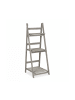 relaxdays Blumentreppe in Grau - (B)41 x (H)108 x (T)40 cm