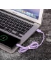 Platyne USB-Ladekabel USB-C / Samsung 1,50 Meter in Violett