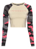 DNGRS Dangerous Long Sleef in beige camo
