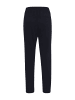 Tom Tailor Elegante Business Stoffhose Loose Fit Ankle  Pants mit Tunnelzug in Navy