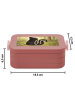Mr. & Mrs. Panda Lunchbox Stinktier Sitzen Design ohne Spruch in Rot Pastell