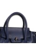 Toscanto Leder Handtasche Toscanto Tasche jeansblau ca. 30cm