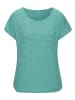 Vivance Kurzarmshirt in mint, creme