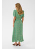 Cream Kleid CRTiah Feminine in Bright Green Small Flowers