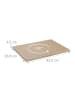 relaxdays Puzzlebrett in Natur - (B)83,5 x (H)4,5 x (T)63,5 cm