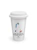 Mr. & Mrs. Panda Kaffeebecher To Go Einhorn Teddy mit Spruch in Weiß