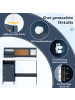 COSTWAY Kinderschreibtisch Set in Blau