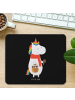 Mr. & Mrs. Panda Maus-Pad Einhorn Pilz ohne Spruch in Schwarz