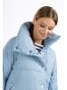 DreiMaster Damen Wattierte Winterjacke in Hellblau